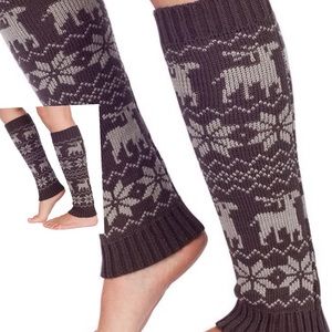 FAIR ISLE LEG WARMERS - Brand New without tags